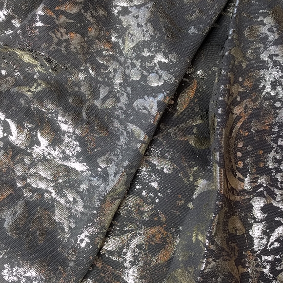 {mark.} Gorgeous Gold Pleated Skirt - Picture 4 of 5